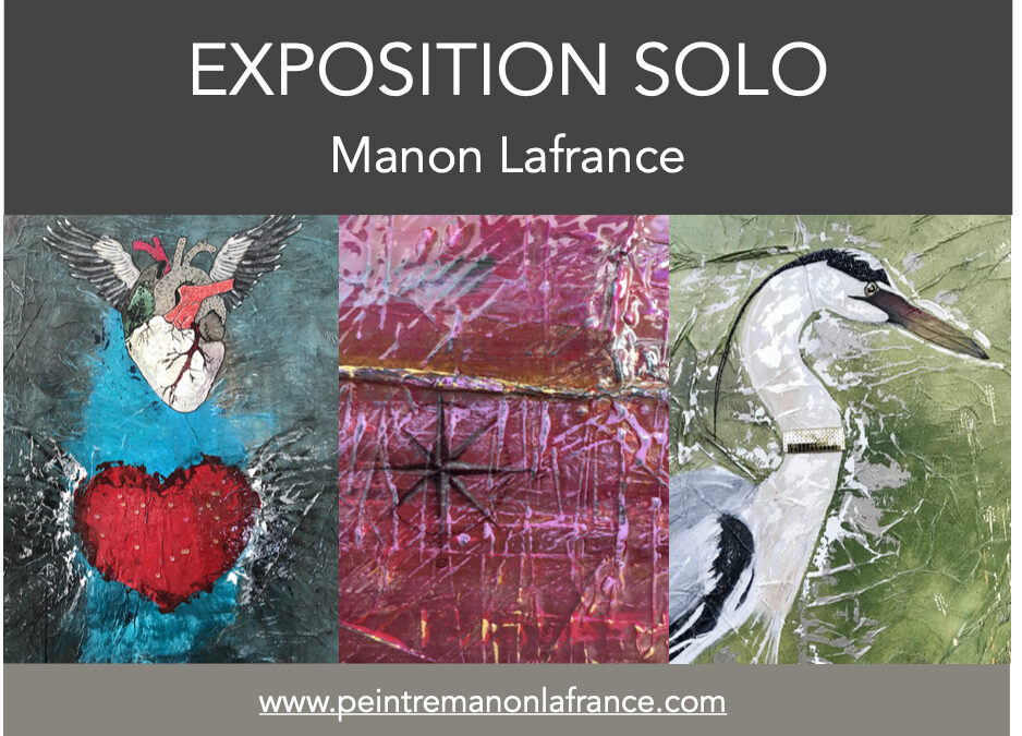 Manon Lafrance du 3 au 8 nov 2020