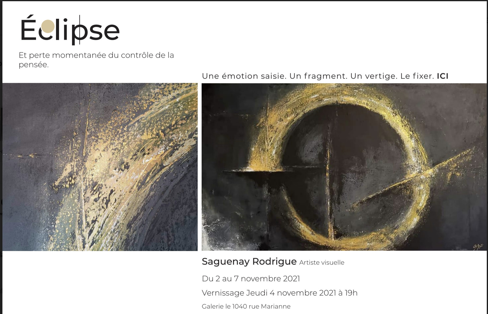 Saguenay Rodrigue Galerie le 1040